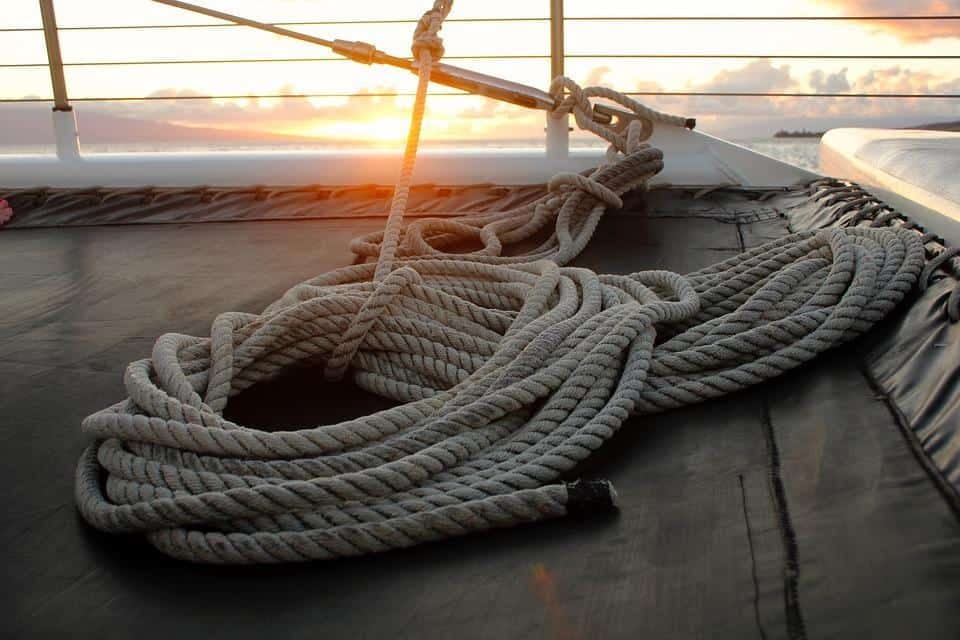 corda su barca